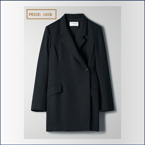 Aritzia Dresses & Skirts - Aritzia - Babaton Blazer Wrap Dress